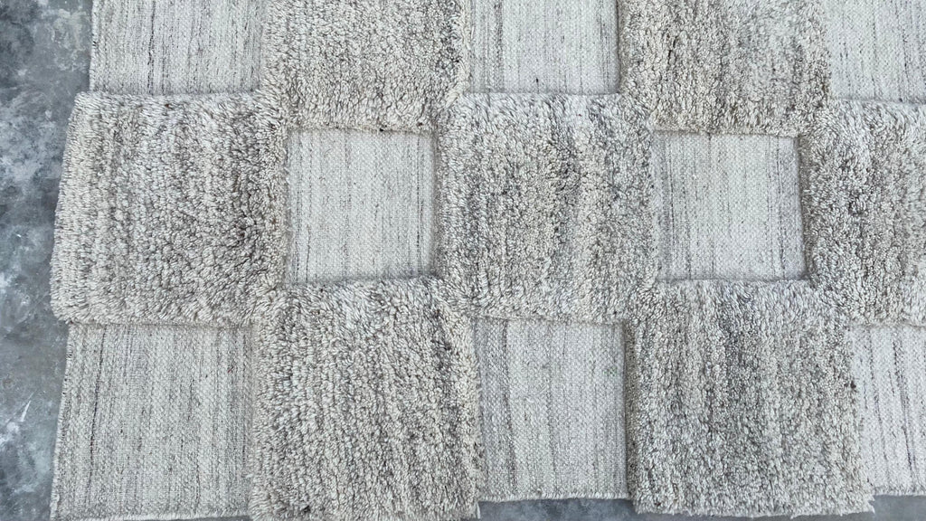 Hand Knotted Natural Moroccan Rug