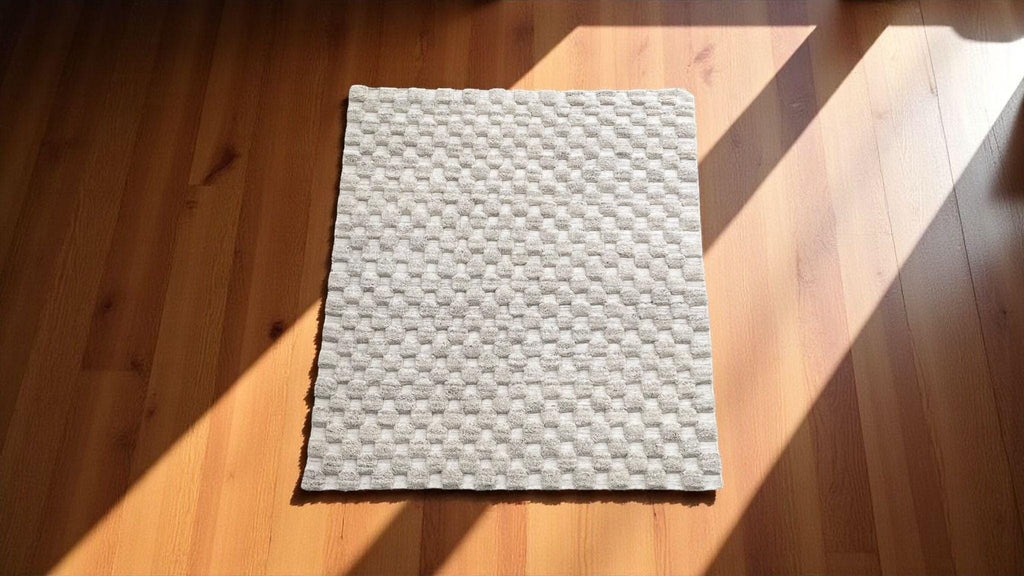 Hand Knotted Natural Moroccan Rug