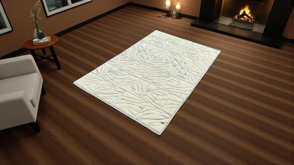 Natural Hand-Knotted Woollen Rug High Pile Natural Wool Carpet | Soft and Cozy Shag Rug Moroccan Decor