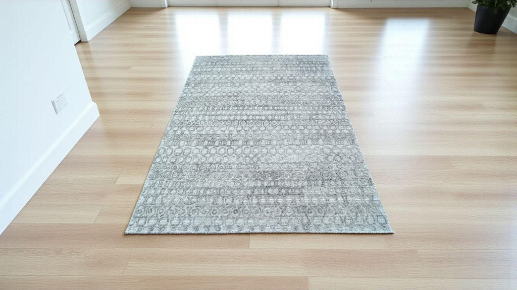 One-of-a-Kind Hand-Carved Wool Rug, Unique Artisan-Crafted Floor Covering, Exquisite Handmade Carpet, Natural and Luxurious Material