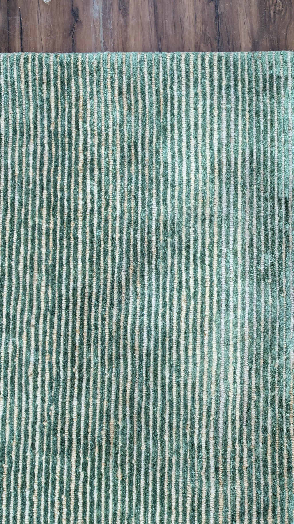 Luxurious Hand-Knotted Bamboo Silk and Jute Rug | High-Low Textured Pile | Soft and Shiny Natural Fiber Carpet | Artisan Woven Decor