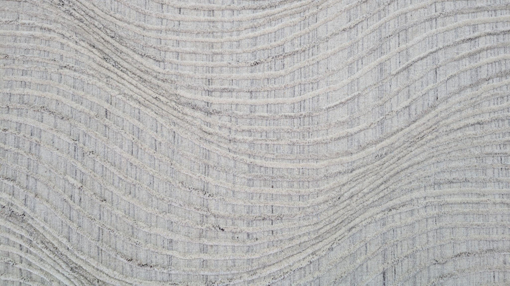 Abstract Handmade Wool Rug with Hand-Carved Detail, Artisanal Hand-Tufted Carpet, Unique Design for Modern Home, High-Quality and Durable